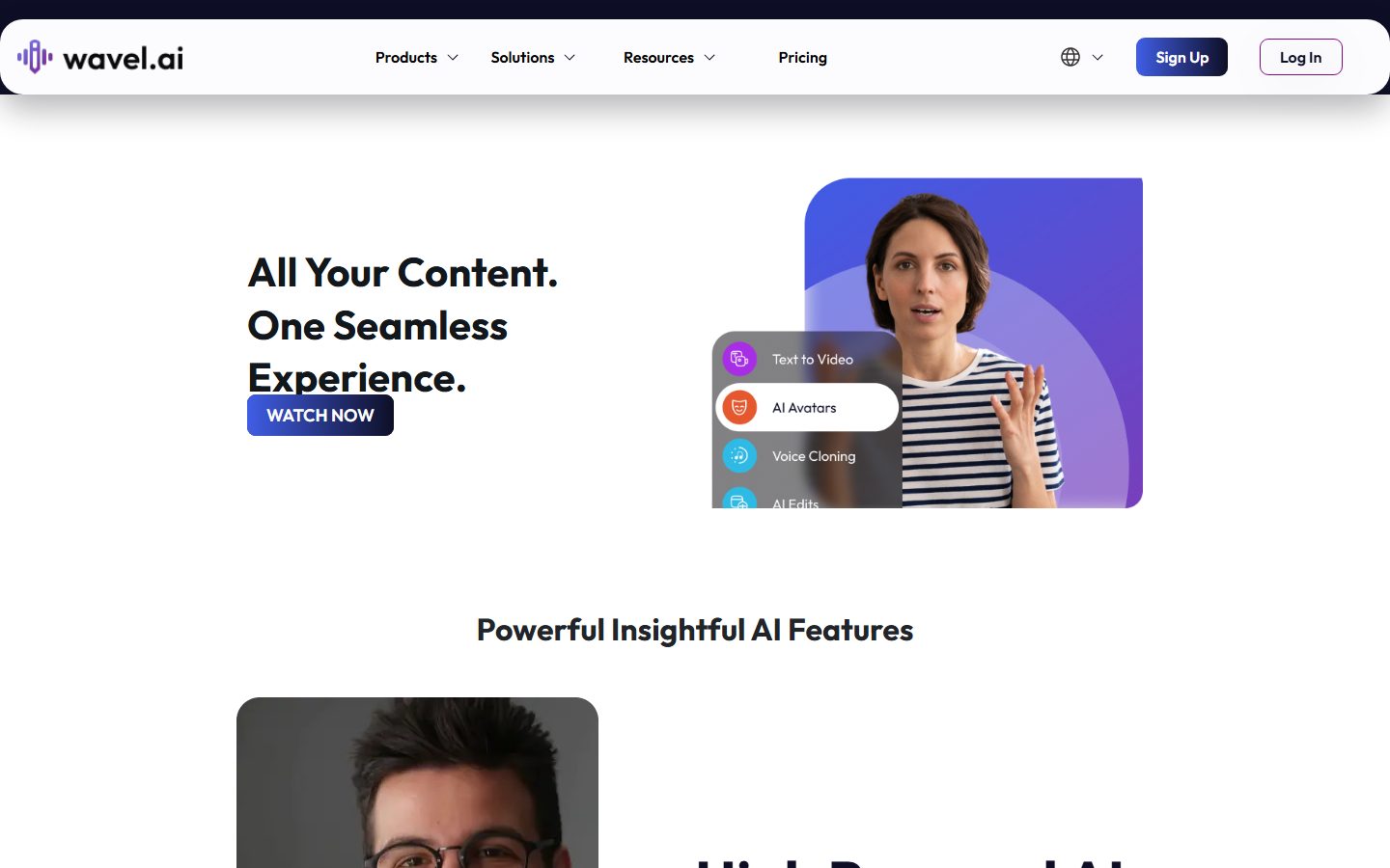 Wavel AI: Wavel AI product pages
